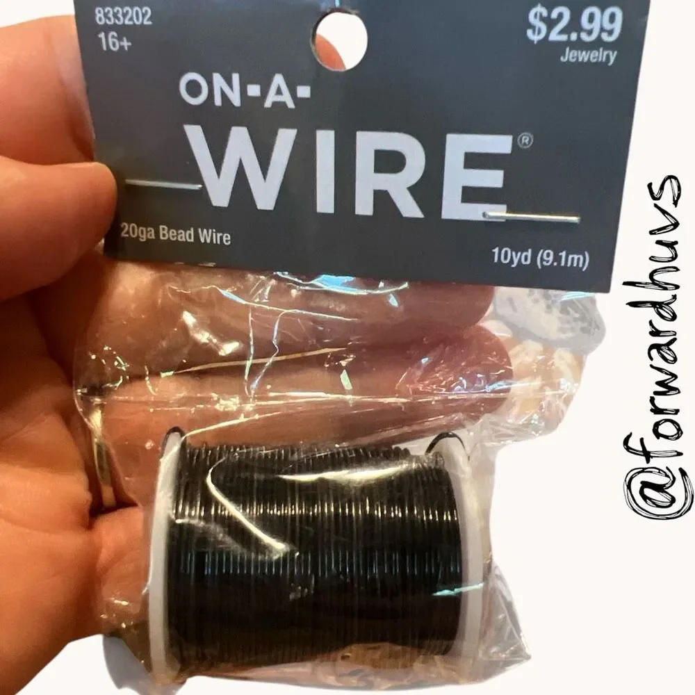 On A Wire 20 Gauge Bead Wire Lot 4 Colors Jewelry Craft Supplies New